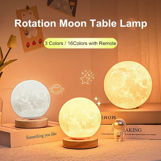 “Levitating 3D Moon Lamp – Floating Lunar Light for Home”